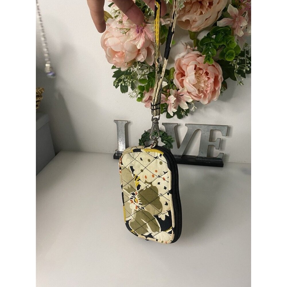 Vera Bradley Retired Dogwood‎ Zip Around wallet Wristlet Phone Case Rare Piece - Picture 15 of 16